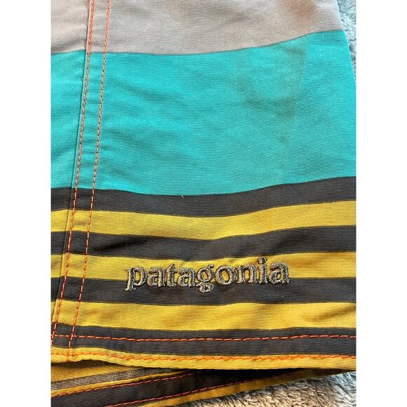 Board Shorts Striped Swim Trunks Multi Color Swimwear Beach Surf Casual‎ - Picture 9 of 9